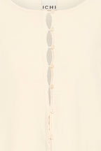 CREAM FINE KNIT CARDIGAN