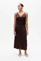 ATALIA DRESS - Coffee Bean