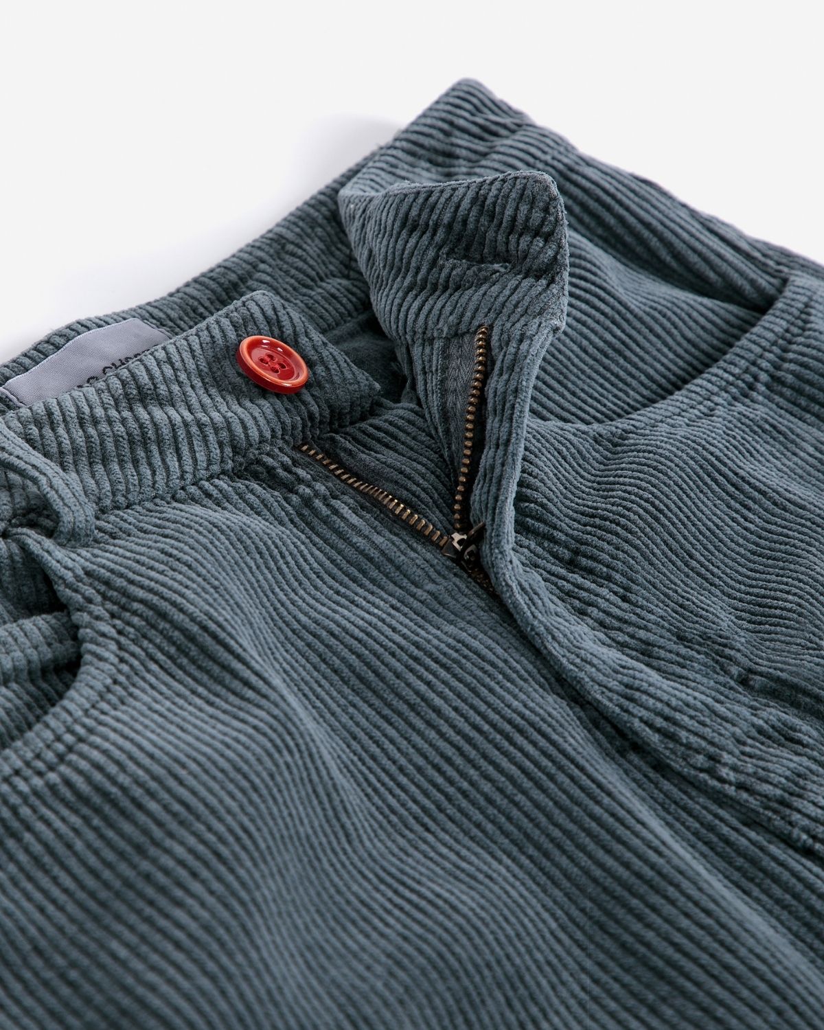 CORDUROY BARREL TROUSERS - Dark Grey