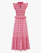 HARPER DRESS - Bubblegum Zinnia