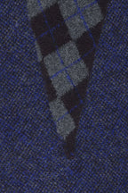 AGYLE TRIANGLE SCARF - Blue & Grey