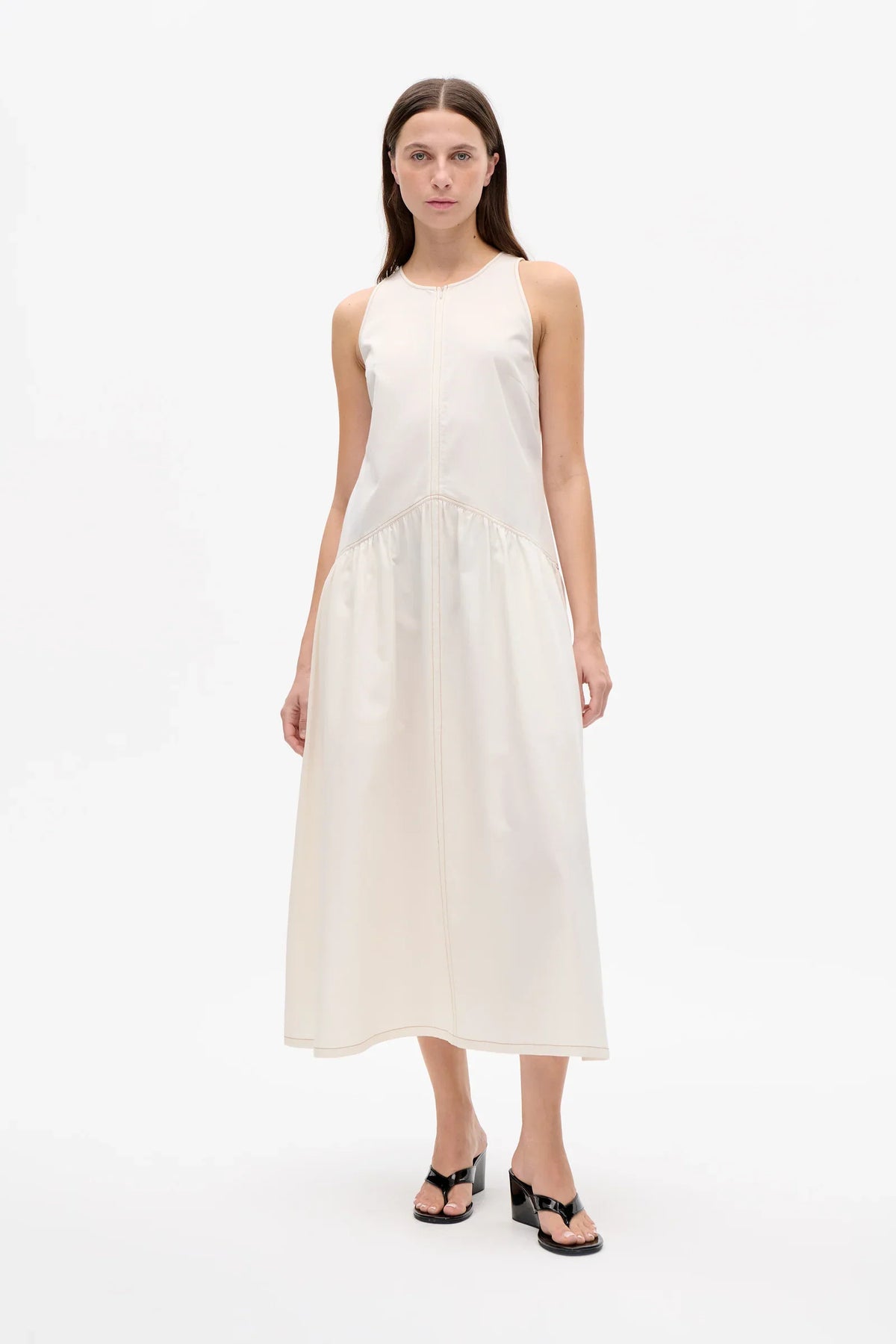 ALMINA DRESS - Cloud Dancer
