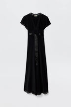 MARLICE SILK DRESS - Black