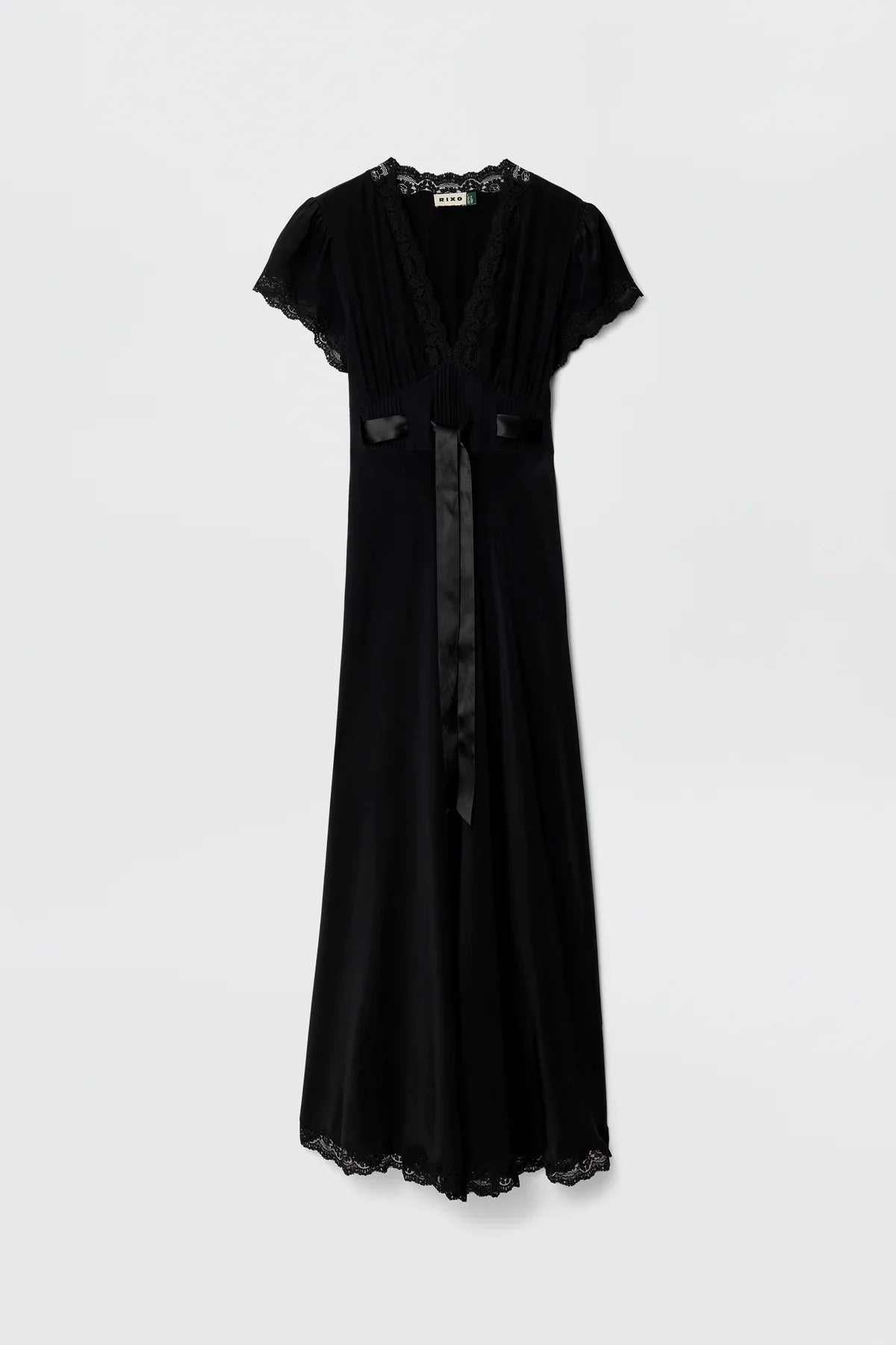 MARLICE SILK DRESS - Black