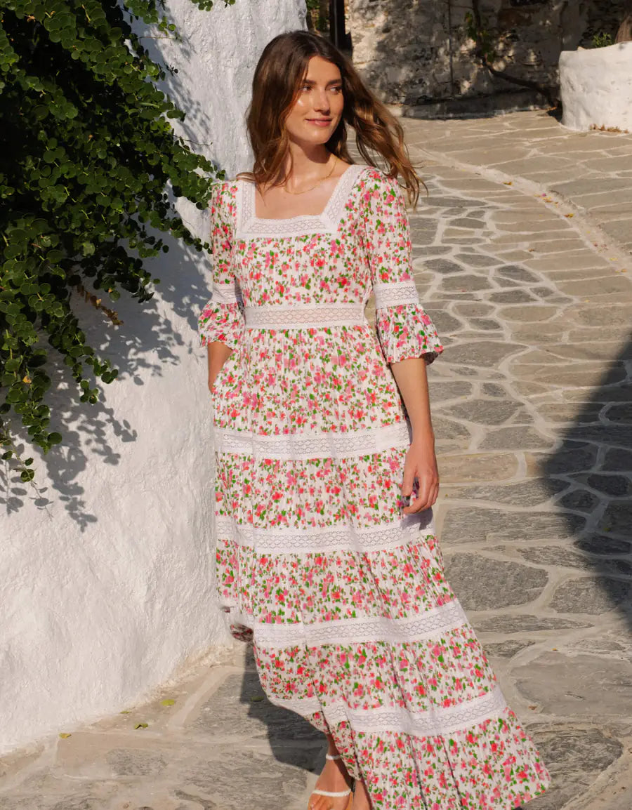 CELINE DRESS - French Ditsy