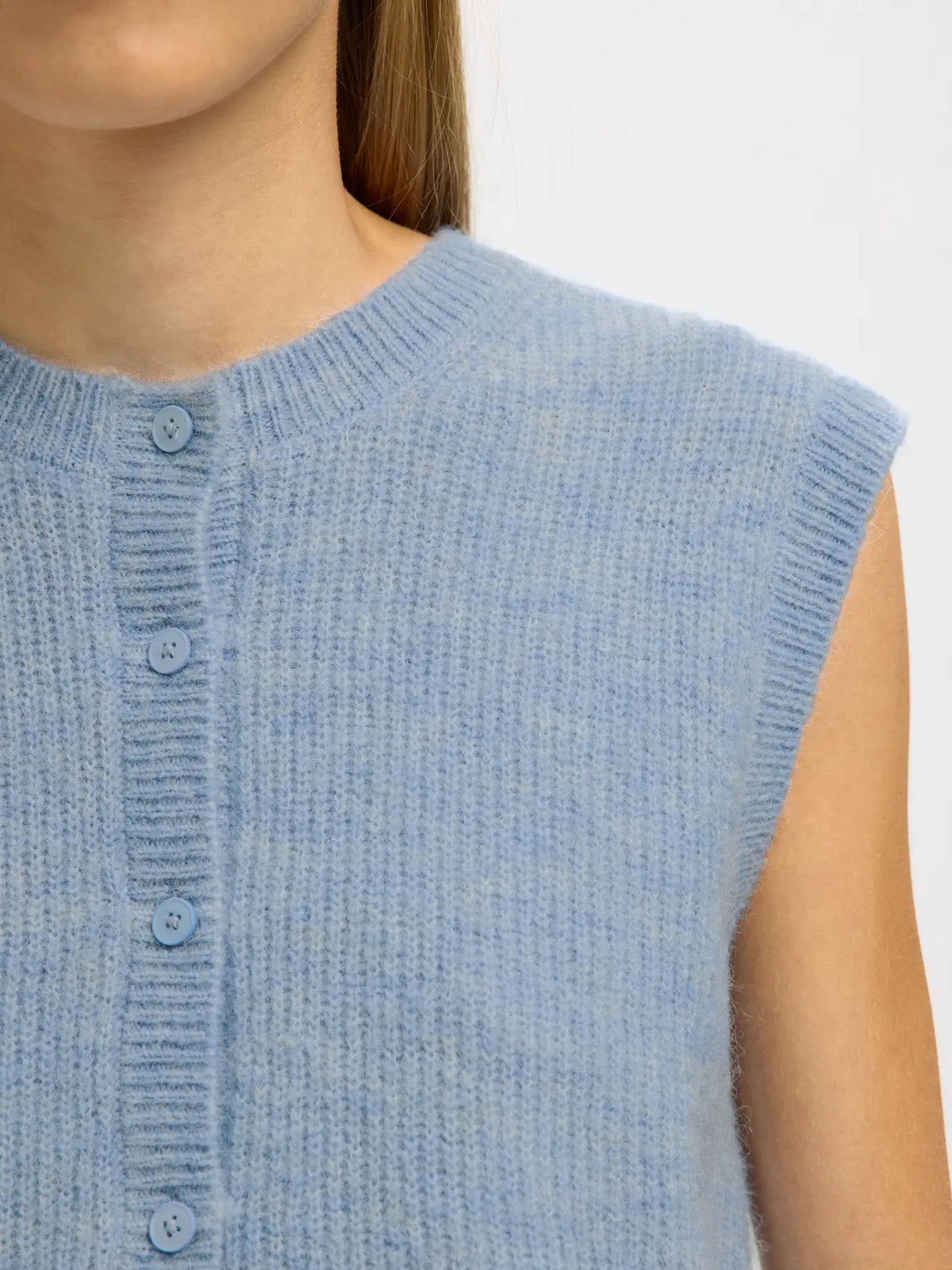 SLEEVELESS KNIT - Alpaca Blend