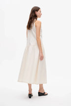 ALMINA DRESS - Cloud Dancer