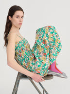COLOUR HERBALIST GATHERED DRESS