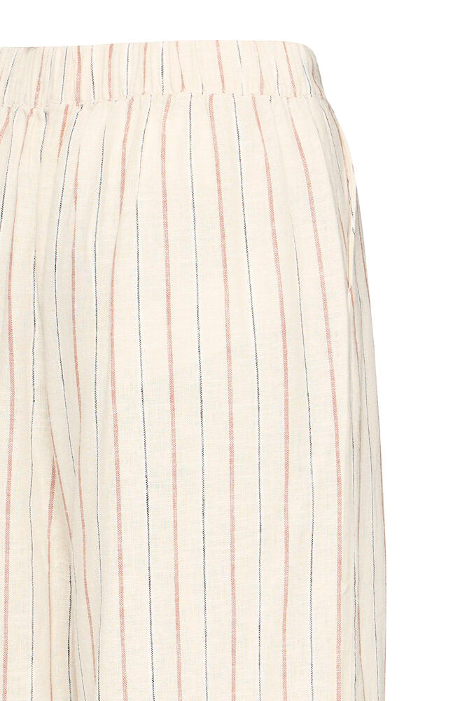 STRIPE CO-ORD TROUSERS - Cream